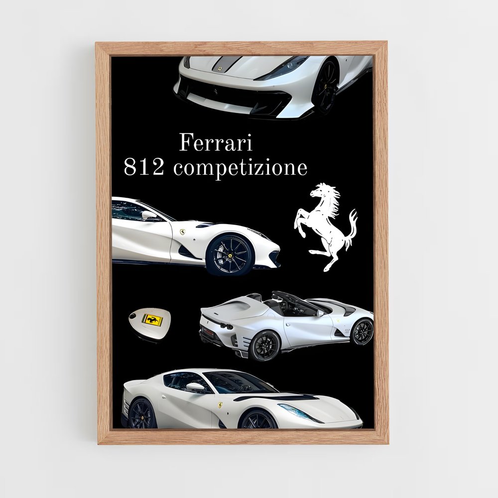 Poster Évolution Ferrari (vue 4)